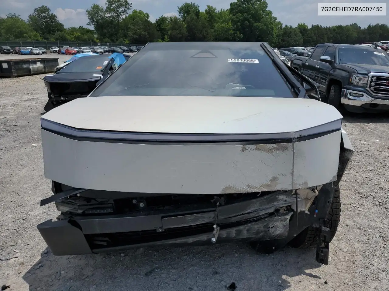 2024 Tesla Cybertruck VIN: 7G2CEHED7RA007450 Lot: 59840665