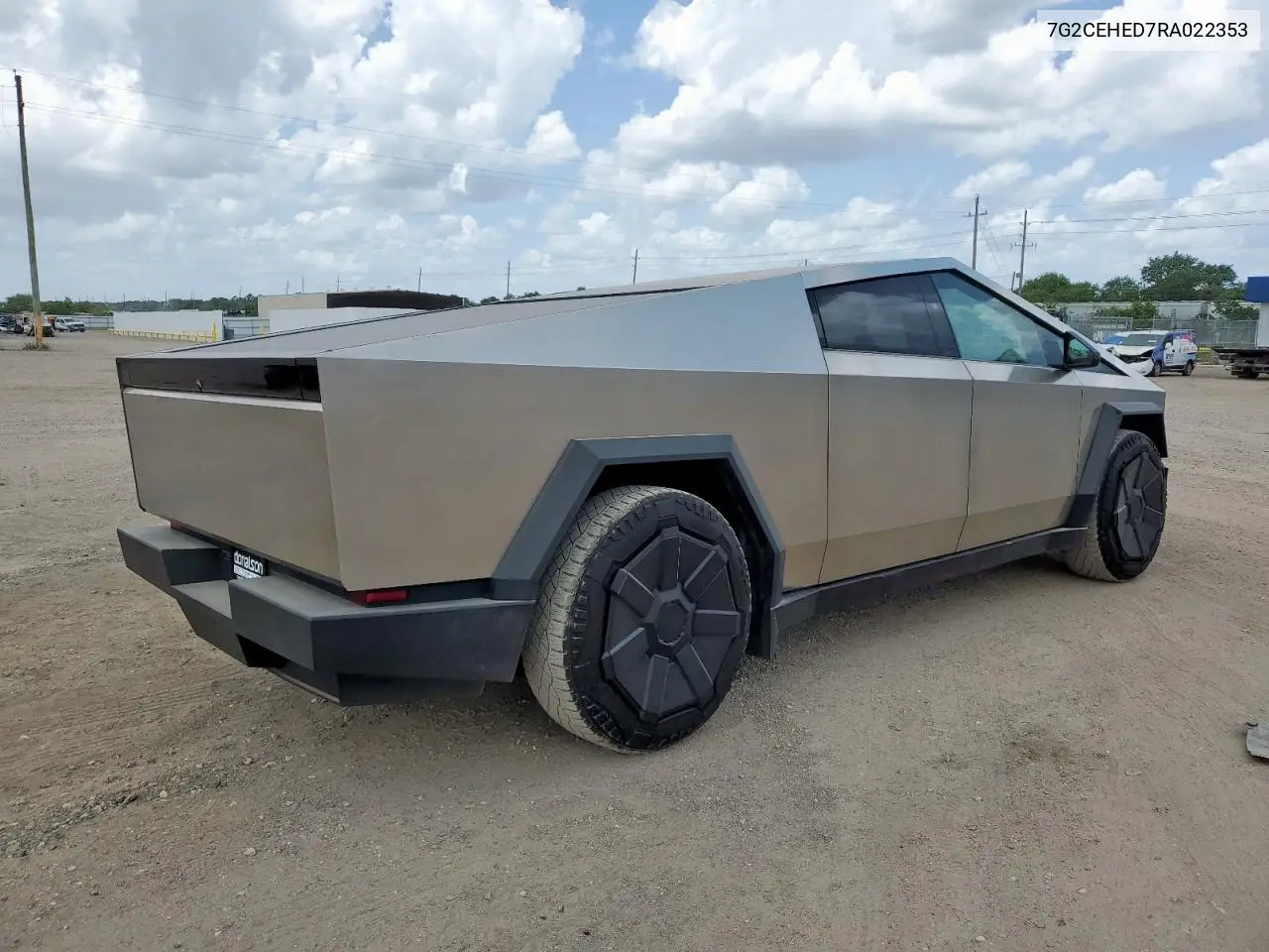 2024 Tesla Cybertruck VIN: 7G2CEHED7RA022353 Lot: 59889845