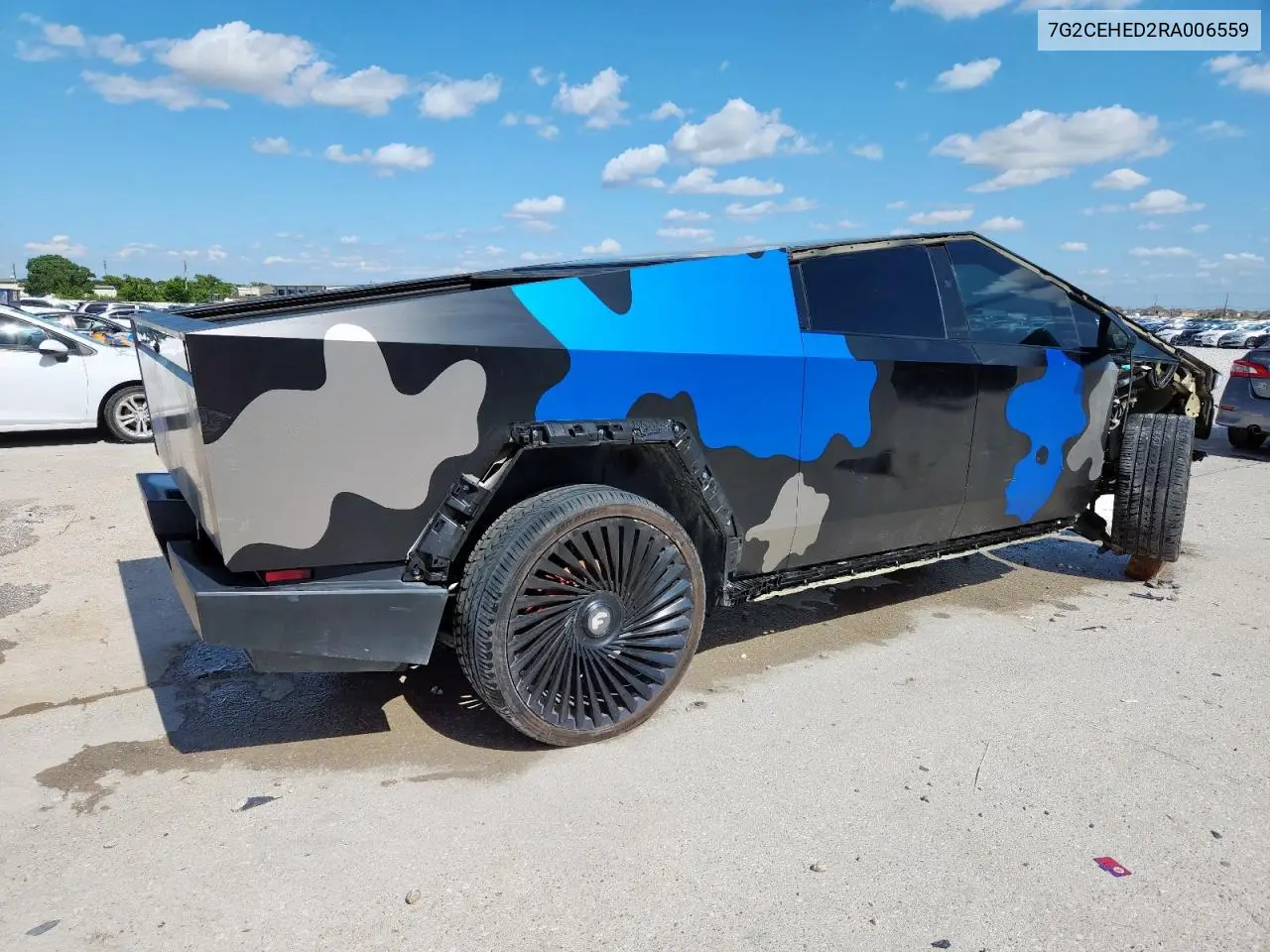 2024 Tesla Cybertruck VIN: 7G2CEHED2RA006559 Lot: 60214015
