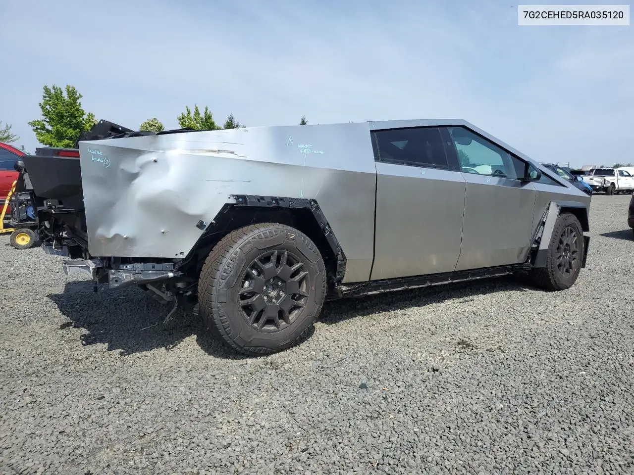 2024 Tesla Cybertruck VIN: 7G2CEHED5RA035120 Lot: 60296035
