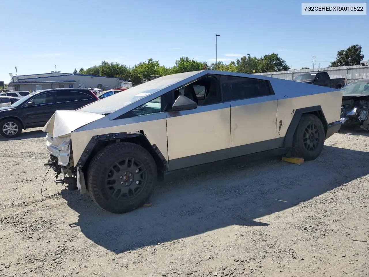 2024 Tesla Cybertruck VIN: 7G2CEHEDXRA010522 Lot: 60874185