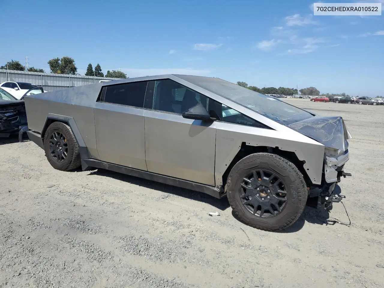 2024 Tesla Cybertruck VIN: 7G2CEHEDXRA010522 Lot: 60874185