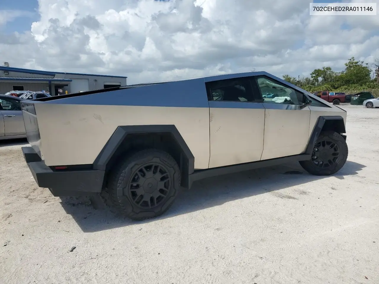 2024 Tesla Cybertruck VIN: 7G2CEHED2RA011146 Lot: 61048255