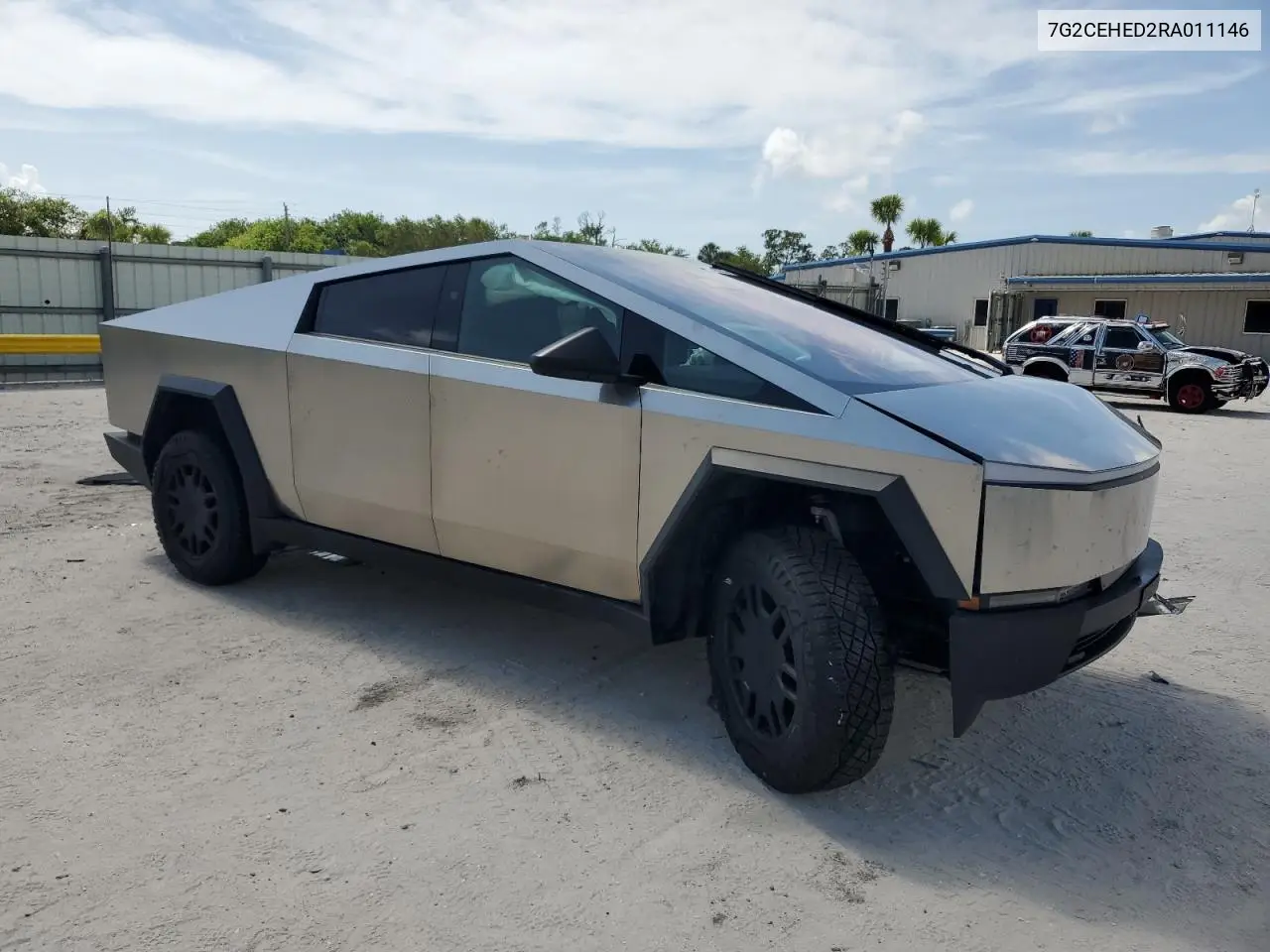 2024 Tesla Cybertruck VIN: 7G2CEHED2RA011146 Lot: 61048255