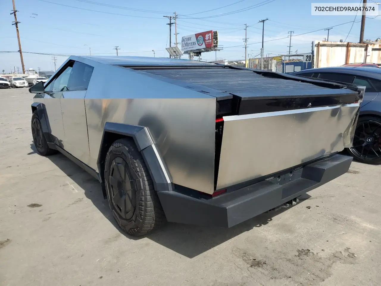 2024 Tesla Cybertruck VIN: 7G2CEHED9RA047674 Lot: 61213915