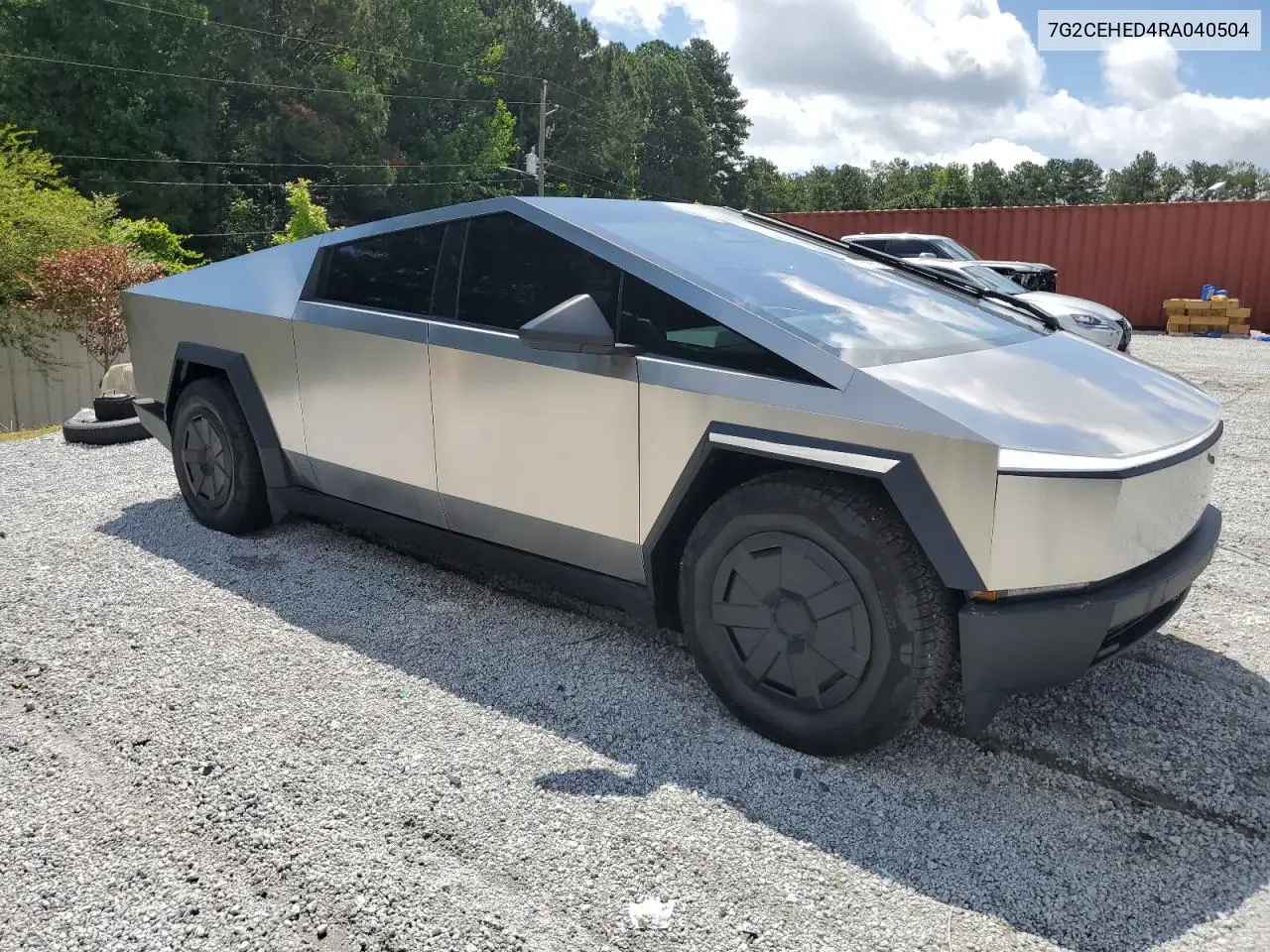 2024 Tesla Cybertruck VIN: 7G2CEHED4RA040504 Lot: 61219115