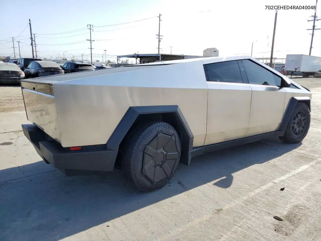 2024 Tesla Cybertruck VIN: 7G2CEHED4RA040048 Lot: 61394105