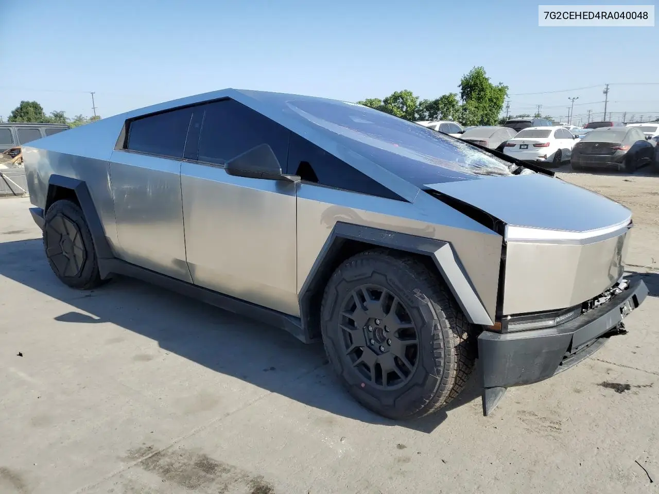 2024 Tesla Cybertruck VIN: 7G2CEHED4RA040048 Lot: 61394105