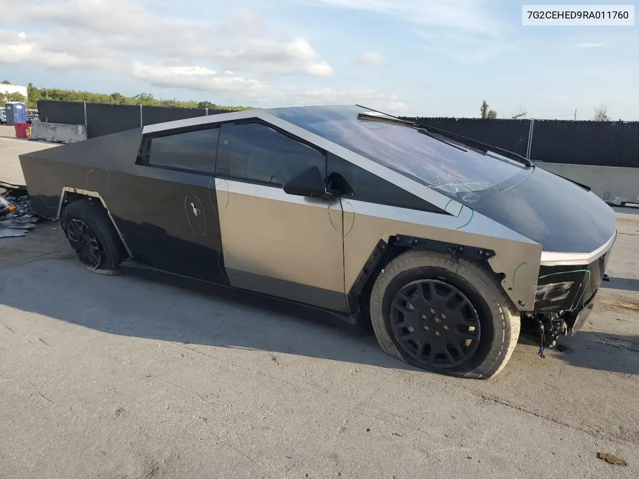 2024 Tesla Cybertruck VIN: 7G2CEHED9RA011760 Lot: 61465585
