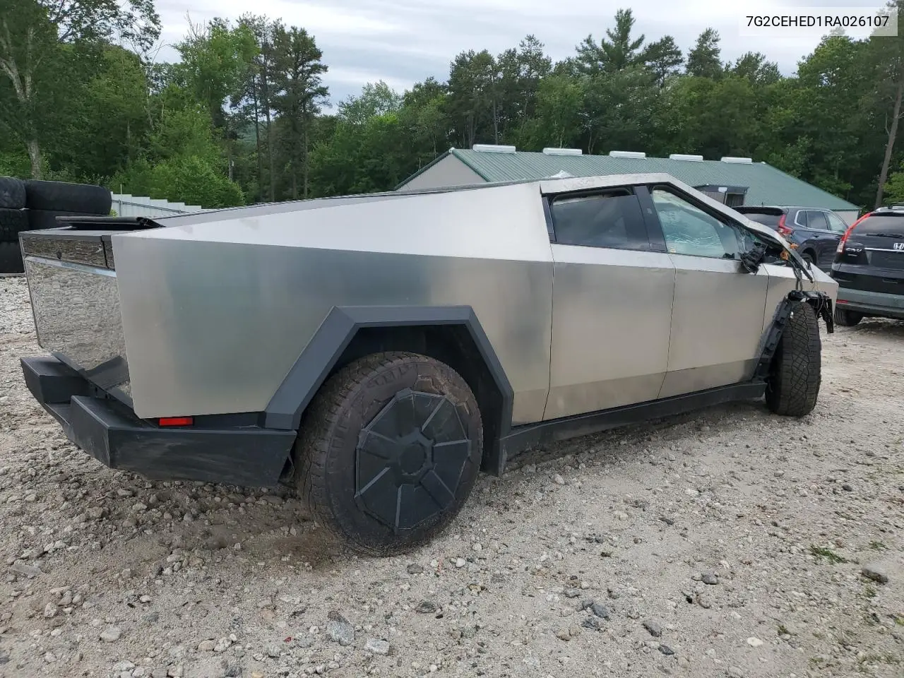 2024 Tesla Cybertruck VIN: 7G2CEHED1RA026107 Lot: 62091625