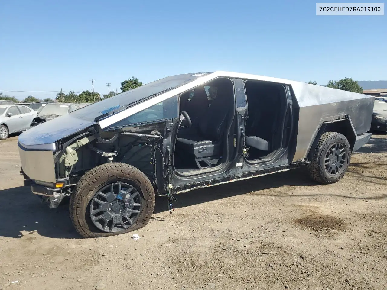 2024 Tesla Cybertruck VIN: 7G2CEHED7RA019100 Lot: 63061905