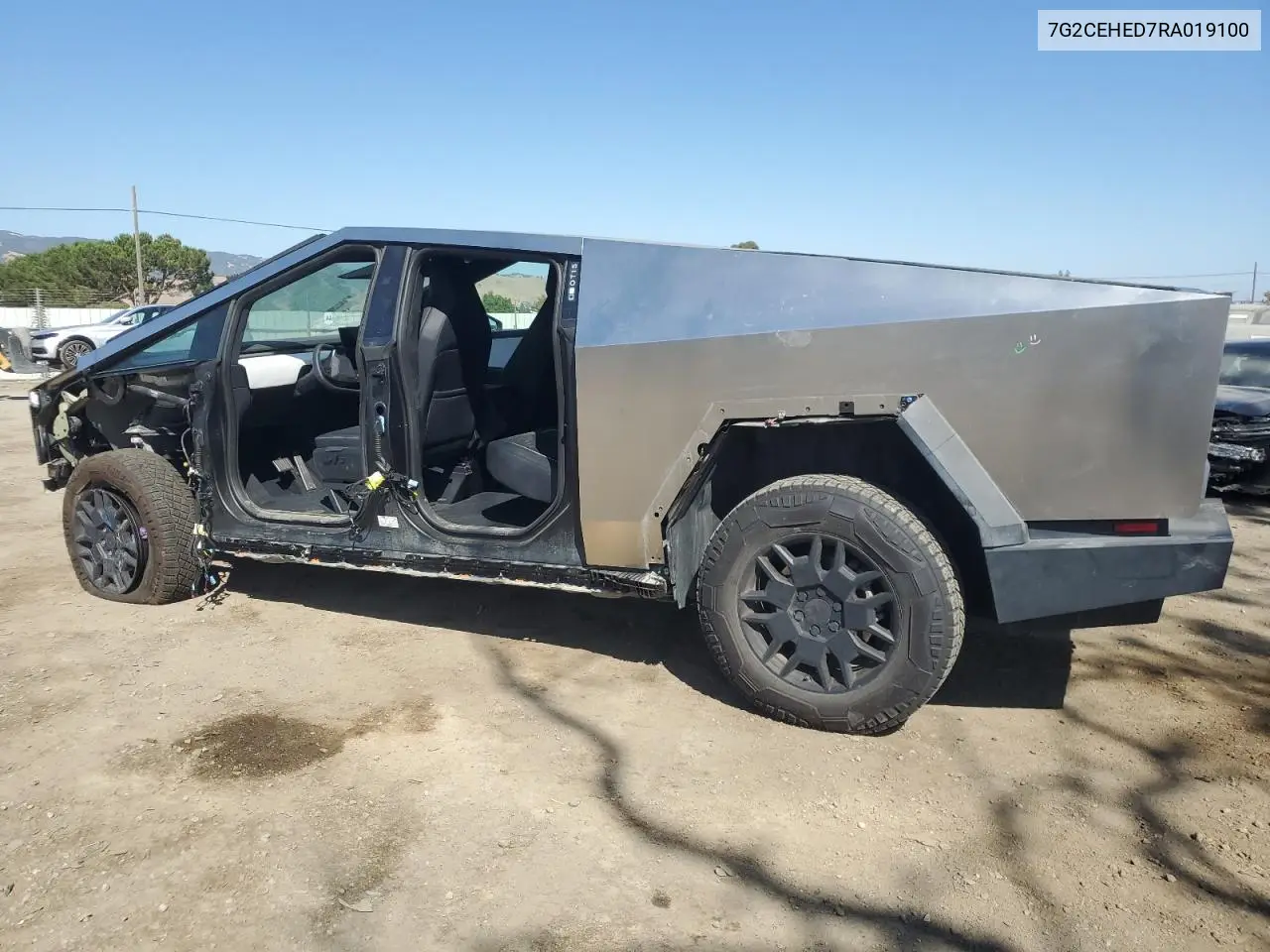 2024 Tesla Cybertruck VIN: 7G2CEHED7RA019100 Lot: 63061905