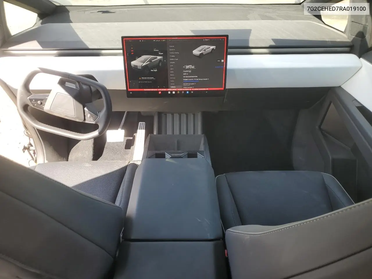 2024 Tesla Cybertruck VIN: 7G2CEHED7RA019100 Lot: 63061905