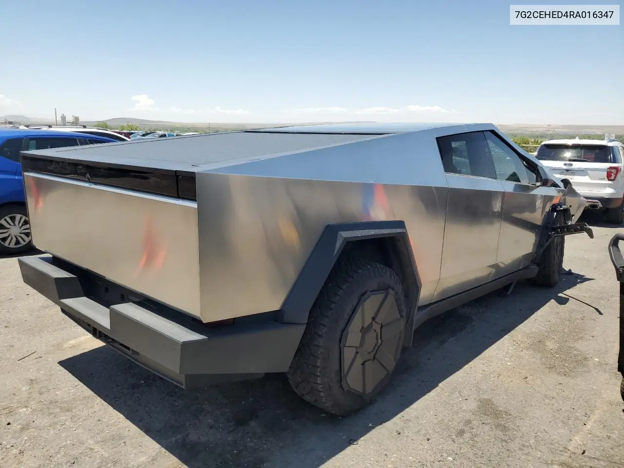 2024 Tesla Cybertruck VIN: 7G2CEHED4RA016347 Lot: 64123995