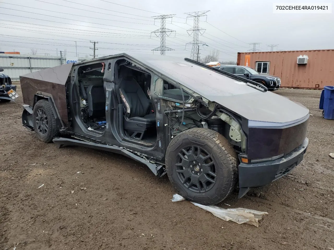 2024 Tesla Cybertruck VIN: 7G2CEHEE4RA019421 Lot: 84643974