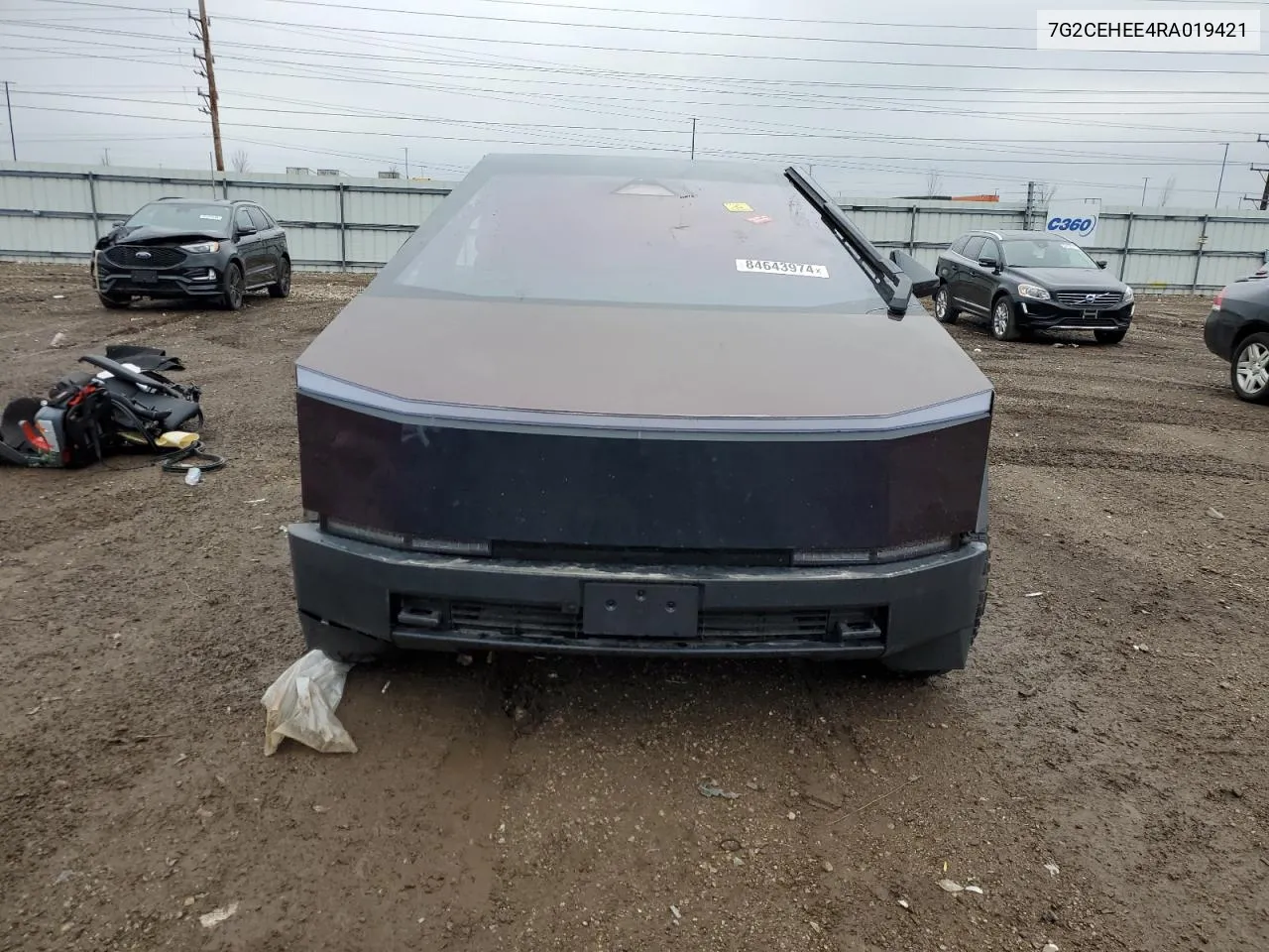 2024 Tesla Cybertruck VIN: 7G2CEHEE4RA019421 Lot: 84643974