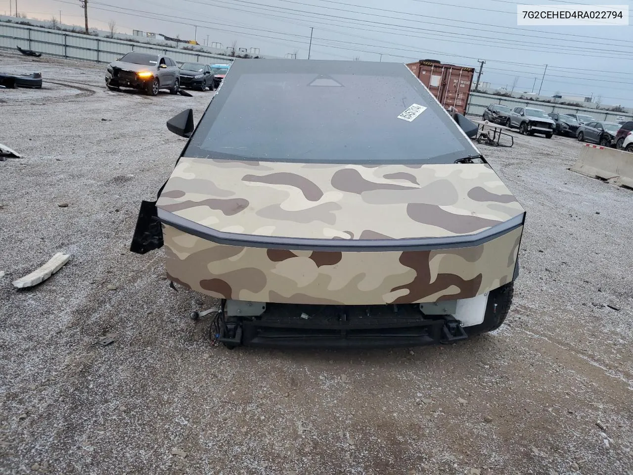 2024 Tesla Cybertruck VIN: 7G2CEHED4RA022794 Lot: 85457314