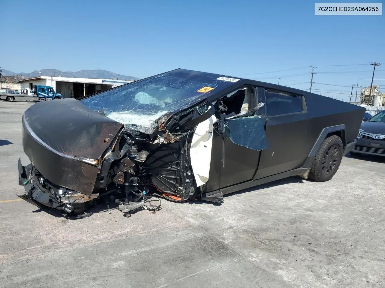 2025 Tesla Cybertruck VIN: 7G2CEHED2SA064256 Lot: 59230335