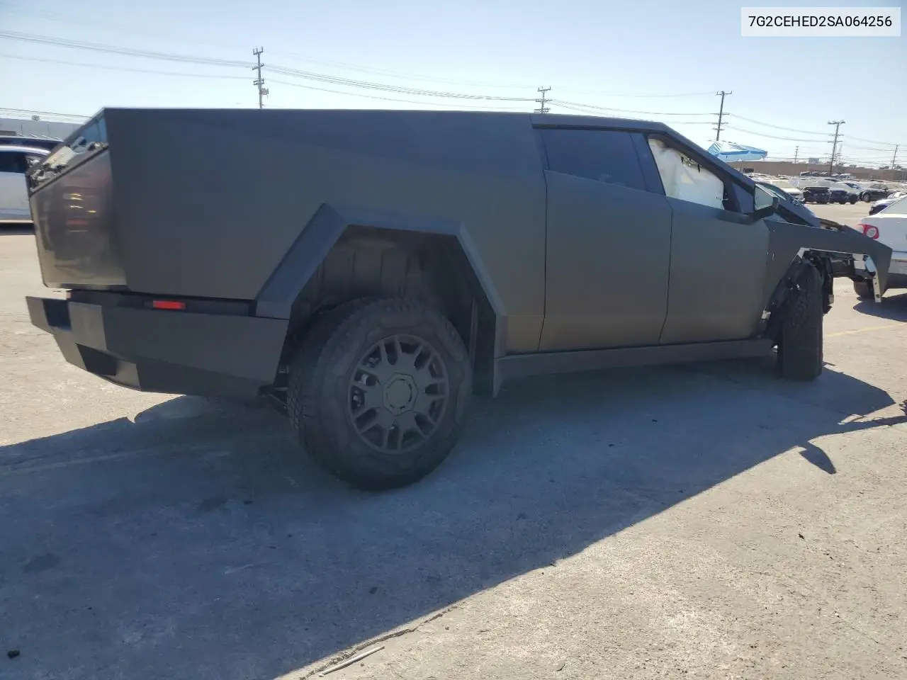 2025 Tesla Cybertruck VIN: 7G2CEHED2SA064256 Lot: 59230335