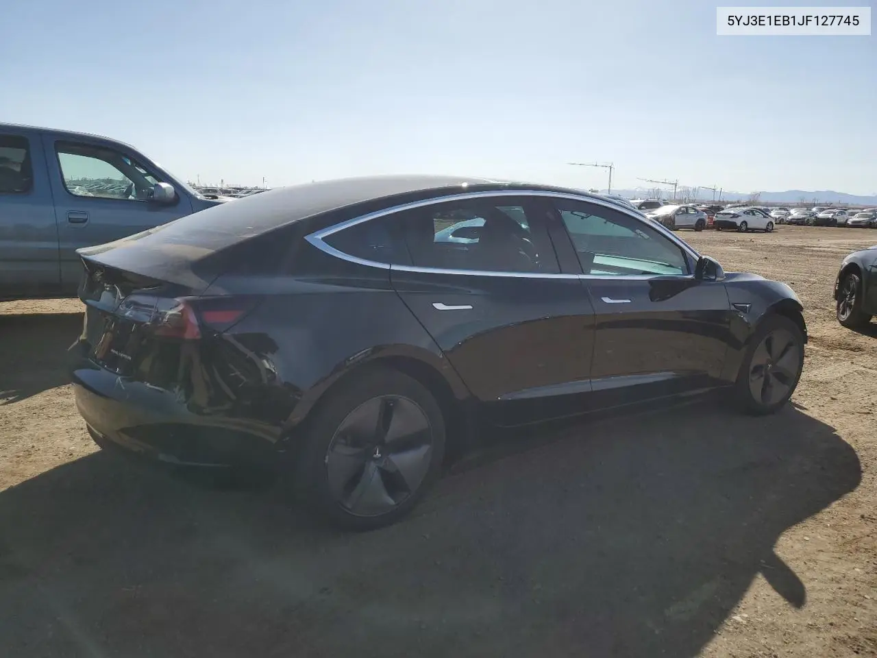 2018 Tesla Model 3 VIN: 5YJ3E1EB1JF127745 Lot: 48396275