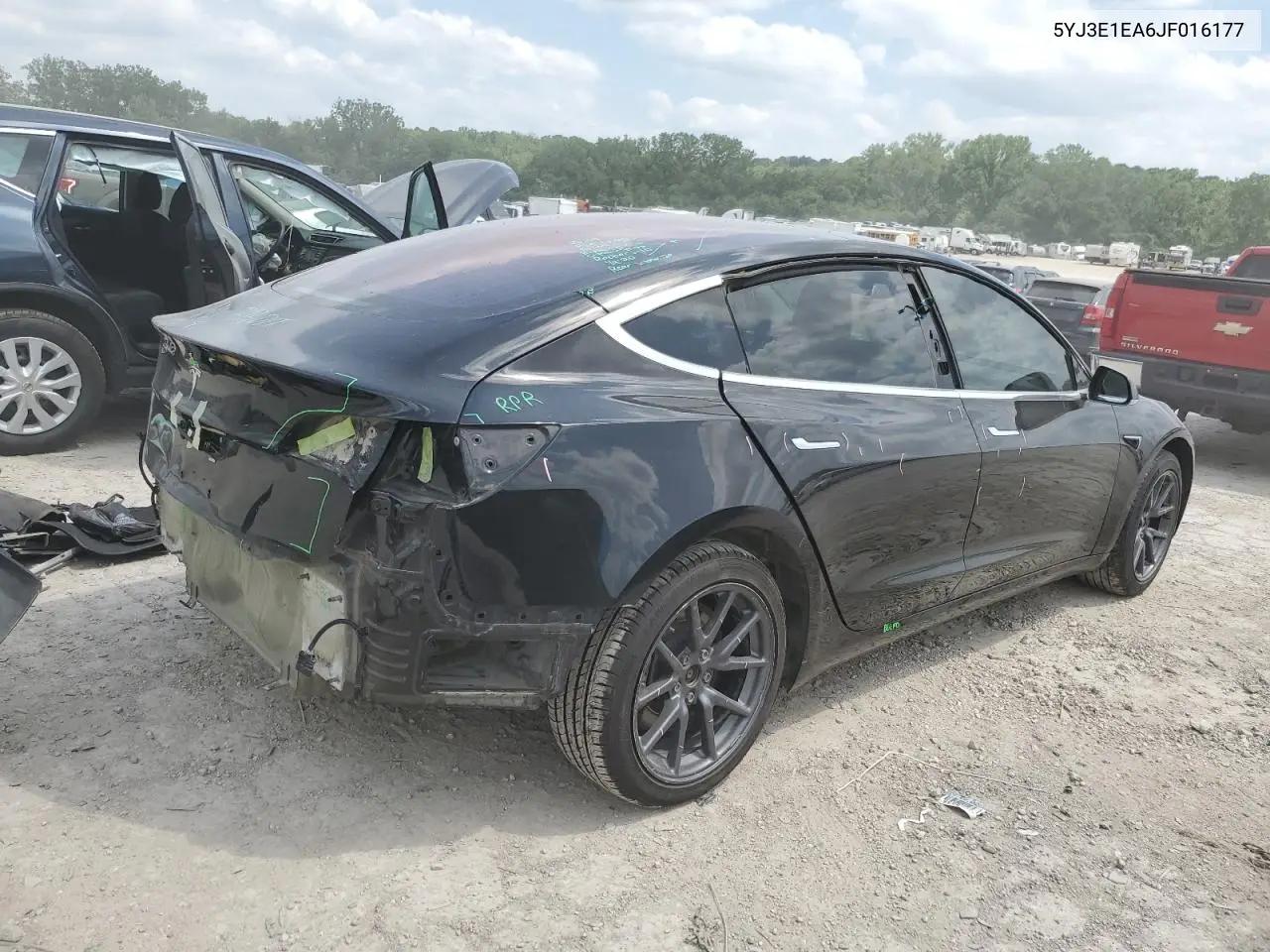 2018 Tesla Model 3 VIN: 5YJ3E1EA6JF016177 Lot: 56293305