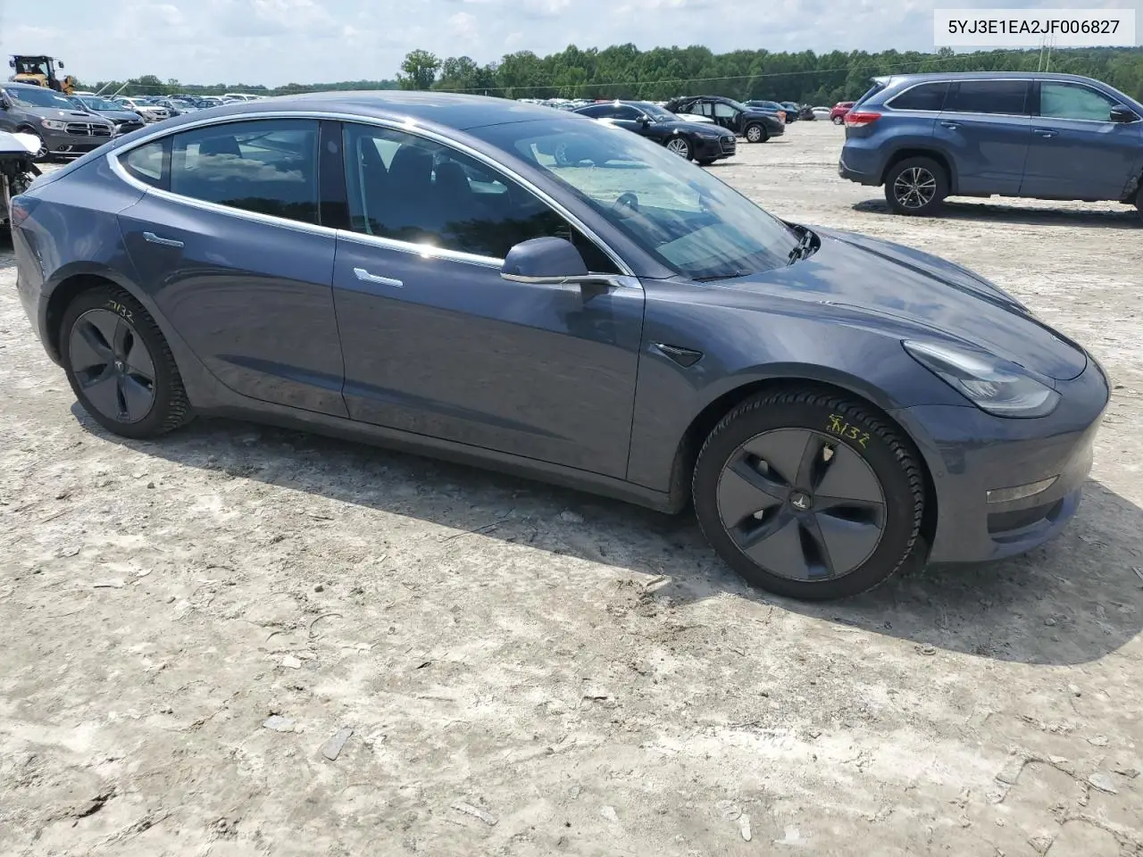 2018 Tesla Model 3 VIN: 5YJ3E1EA2JF006827 Lot: 56476765