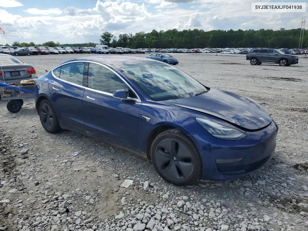 2018 Tesla Model 3 VIN: 5YJ3E1EAXJF041938 Lot: 56749105