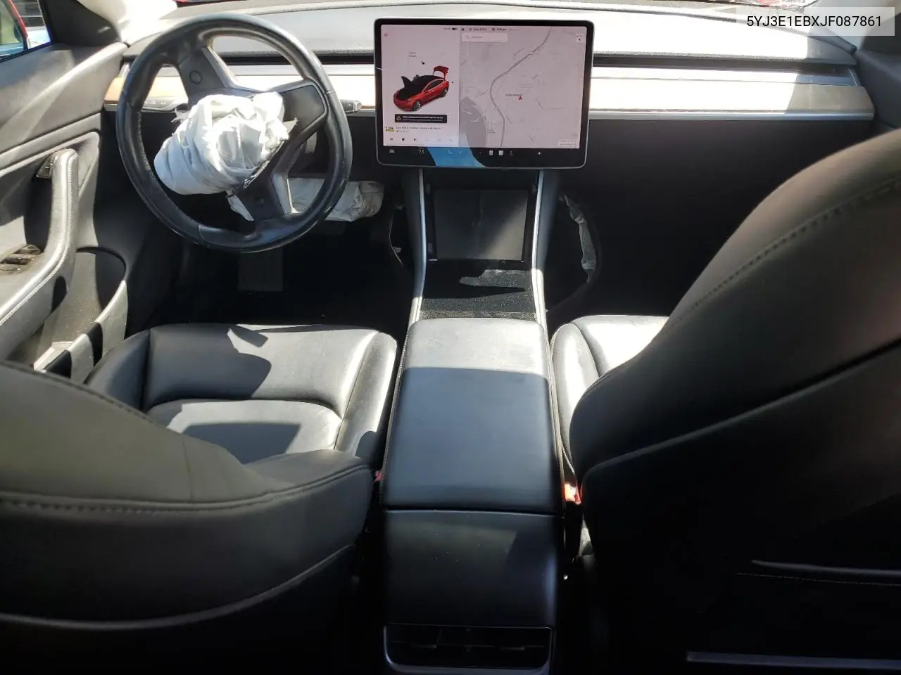 2018 Tesla Model 3 VIN: 5YJ3E1EBXJF087861 Lot: 56951505