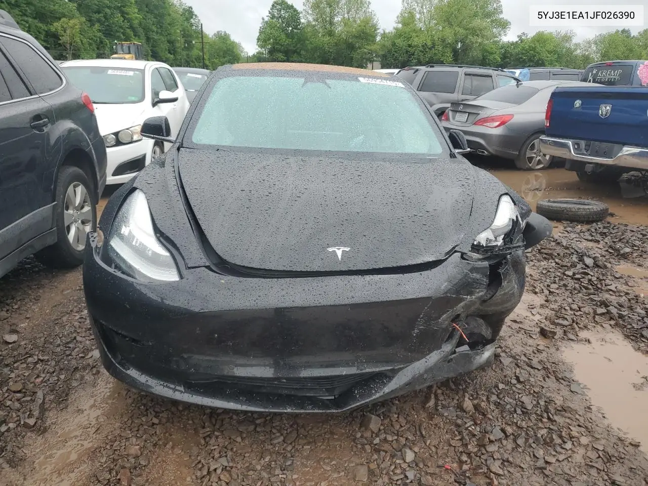 2018 Tesla Model 3 VIN: 5YJ3E1EA1JF026390 Lot: 56954715