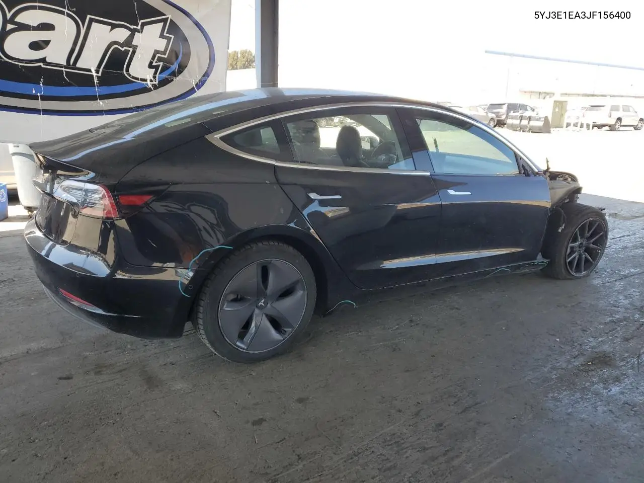 2018 Tesla Model 3 VIN: 5YJ3E1EA3JF156400 Lot: 61477425