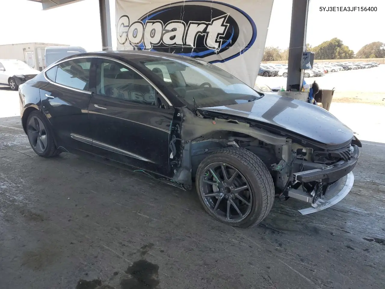 2018 Tesla Model 3 VIN: 5YJ3E1EA3JF156400 Lot: 61477425