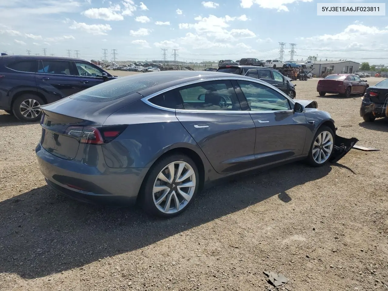 2018 Tesla Model 3 VIN: 5YJ3E1EA6JF023811 Lot: 61857715