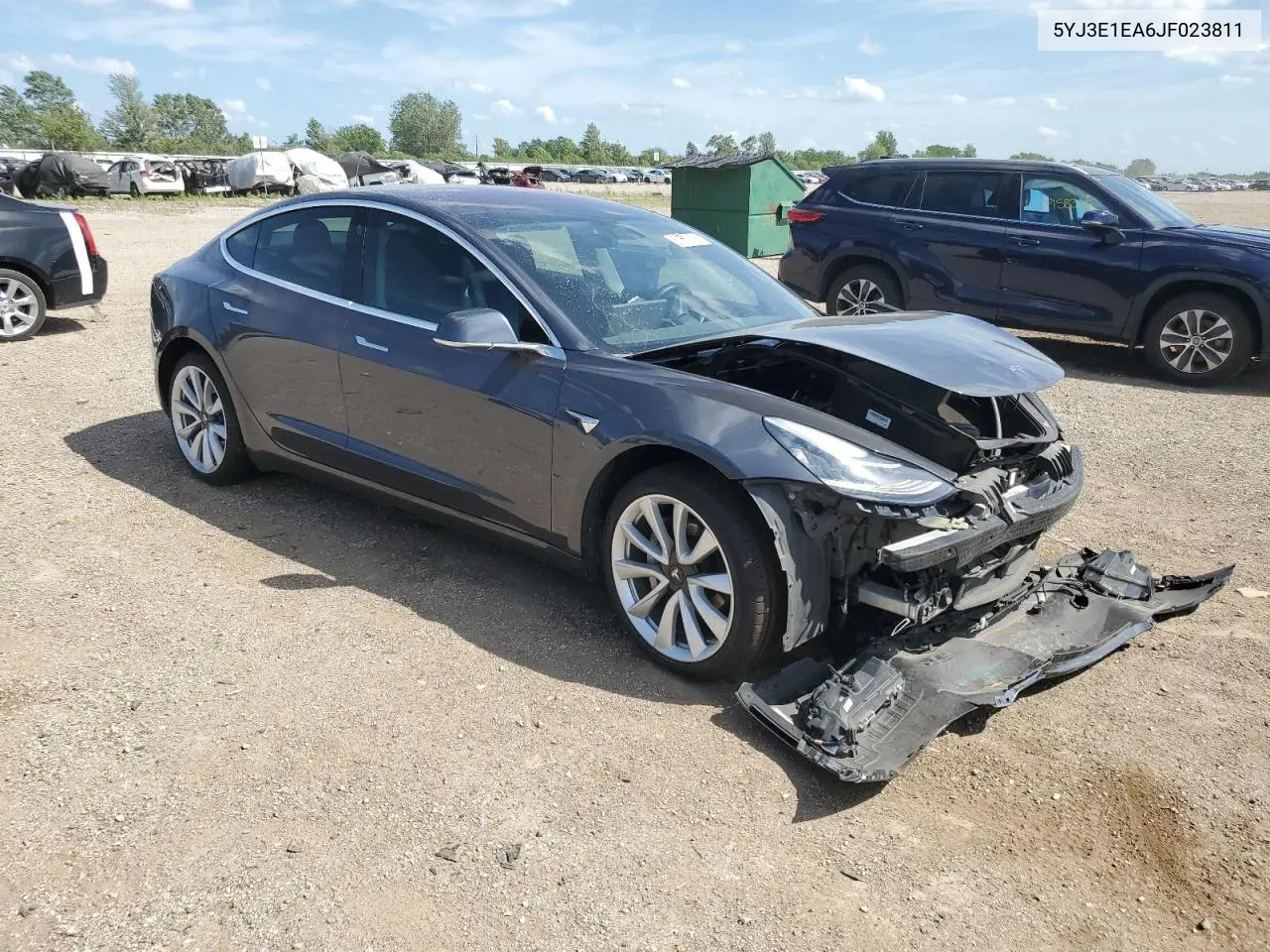 2018 Tesla Model 3 VIN: 5YJ3E1EA6JF023811 Lot: 61857715