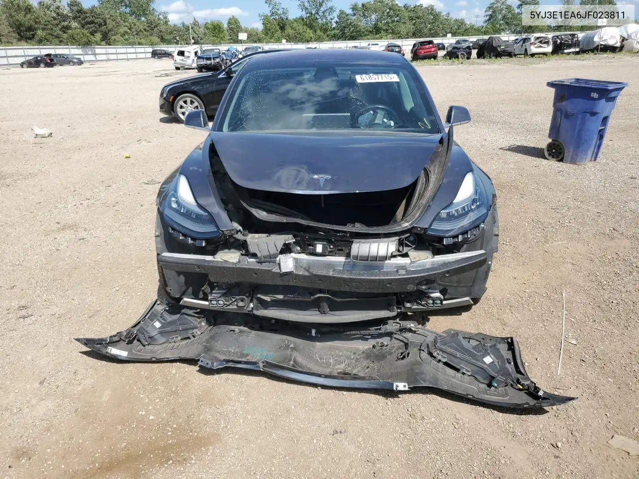 2018 Tesla Model 3 VIN: 5YJ3E1EA6JF023811 Lot: 61857715