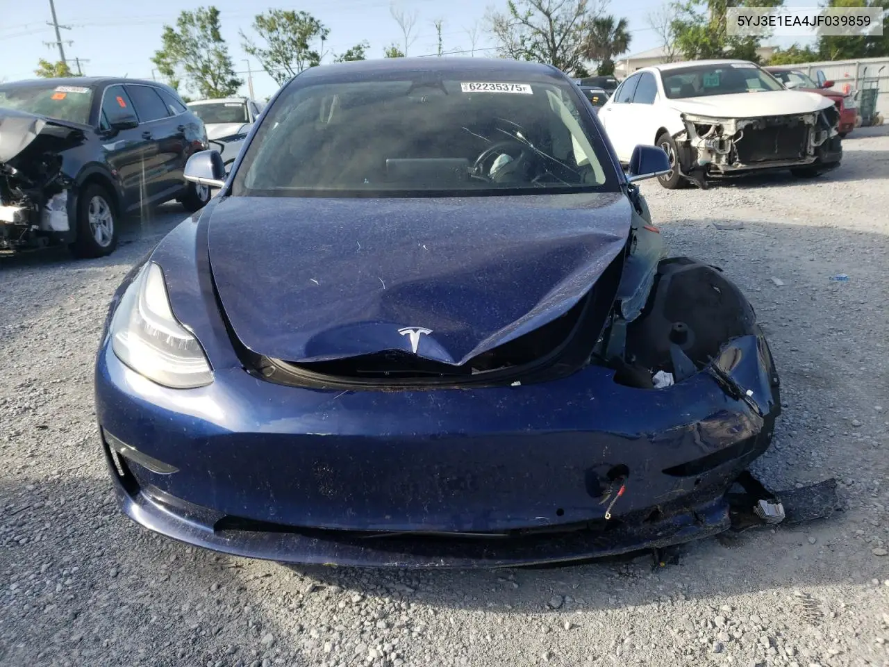 2018 Tesla Model 3 VIN: 5YJ3E1EA4JF039859 Lot: 62235375