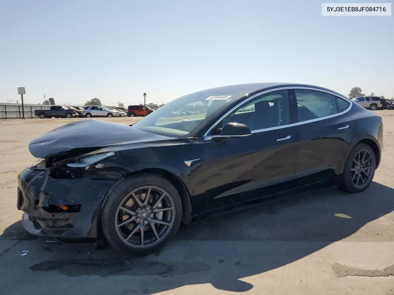 2018 Tesla Model 3 VIN: 5YJ3E1EB8JF084716 Lot: 62495485
