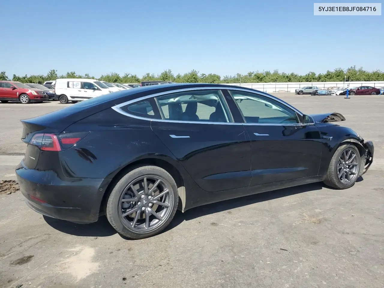 2018 Tesla Model 3 VIN: 5YJ3E1EB8JF084716 Lot: 62495485