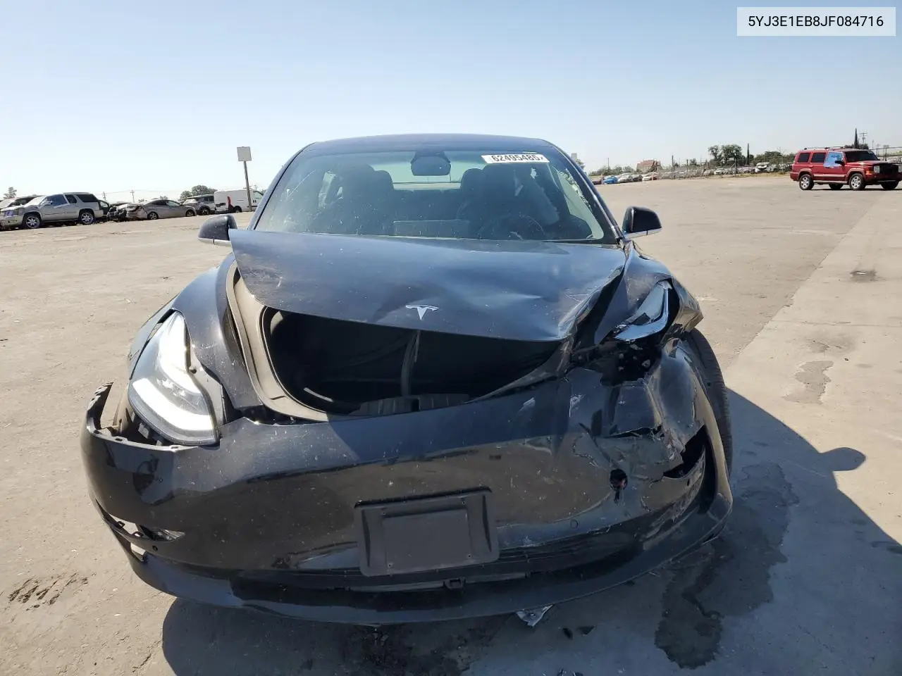 2018 Tesla Model 3 VIN: 5YJ3E1EB8JF084716 Lot: 62495485