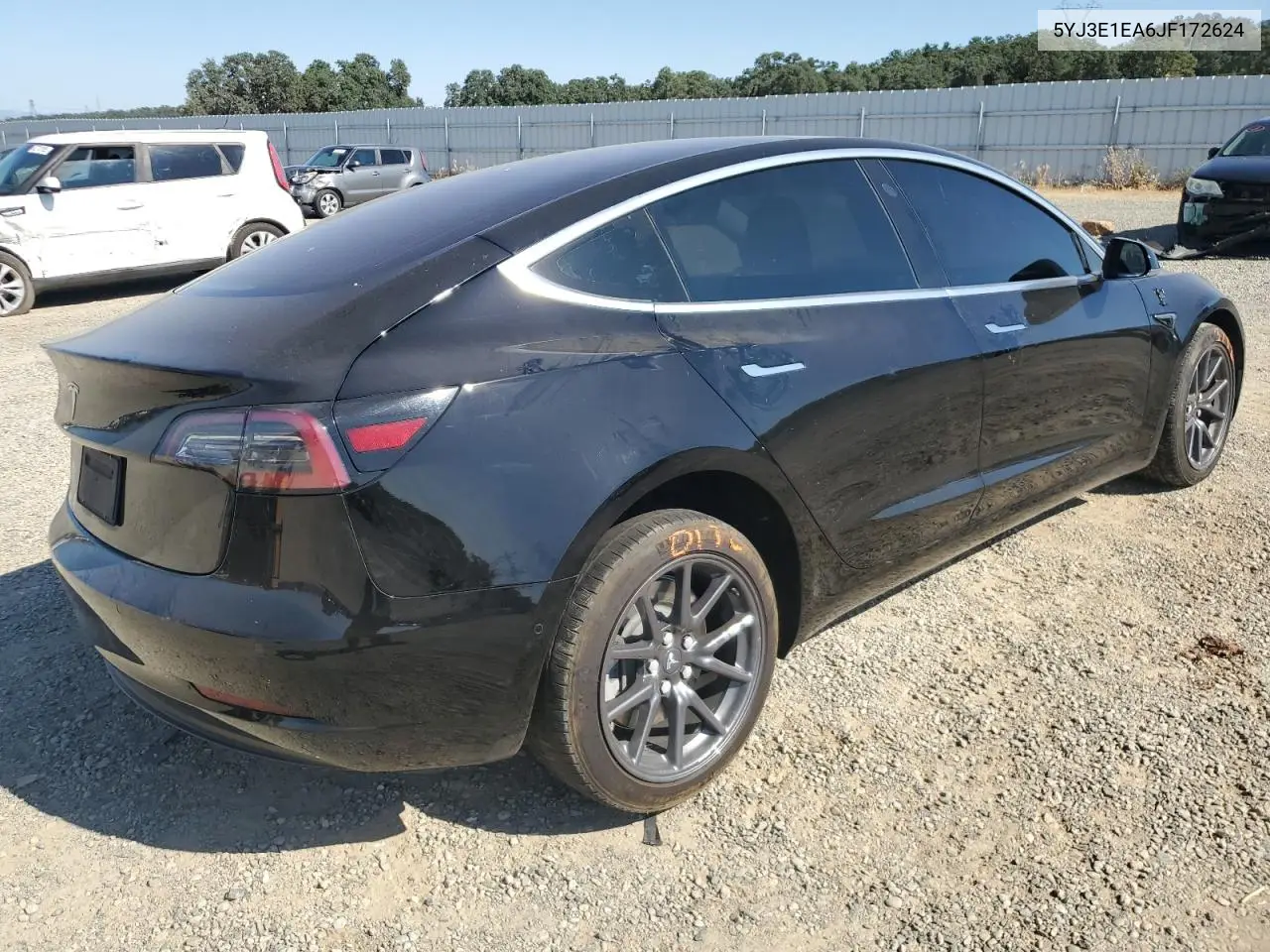 2018 Tesla Model 3 VIN: 5YJ3E1EA6JF172624 Lot: 62510985