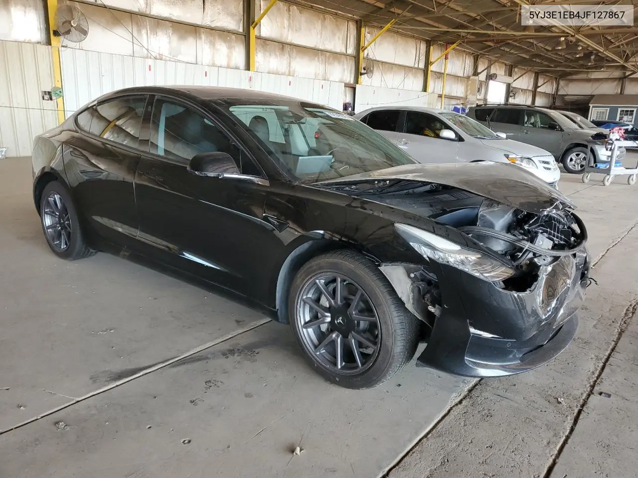 2018 Tesla Model 3 VIN: 5YJ3E1EB4JF127867 Lot: 62545045