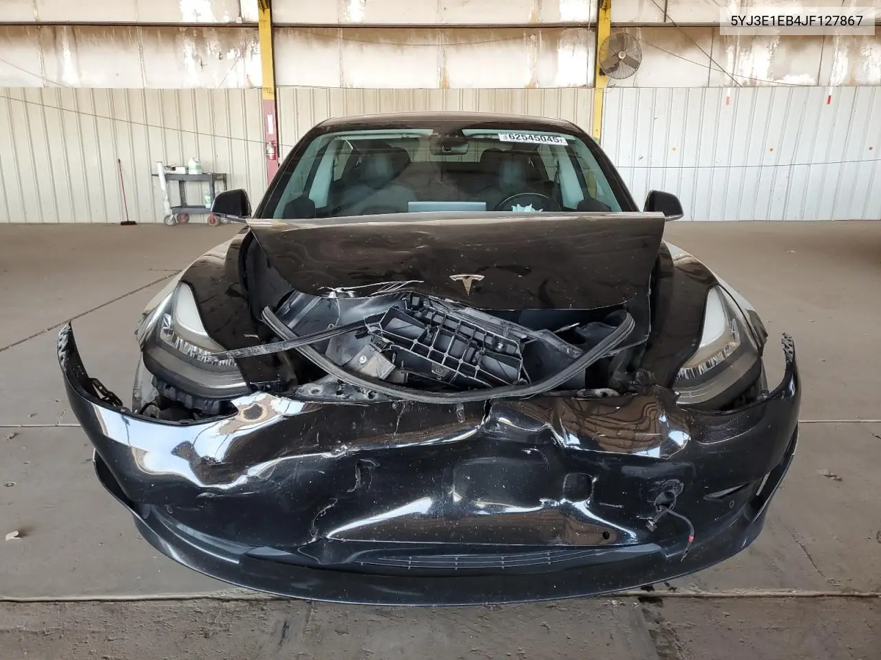 2018 Tesla Model 3 VIN: 5YJ3E1EB4JF127867 Lot: 62545045