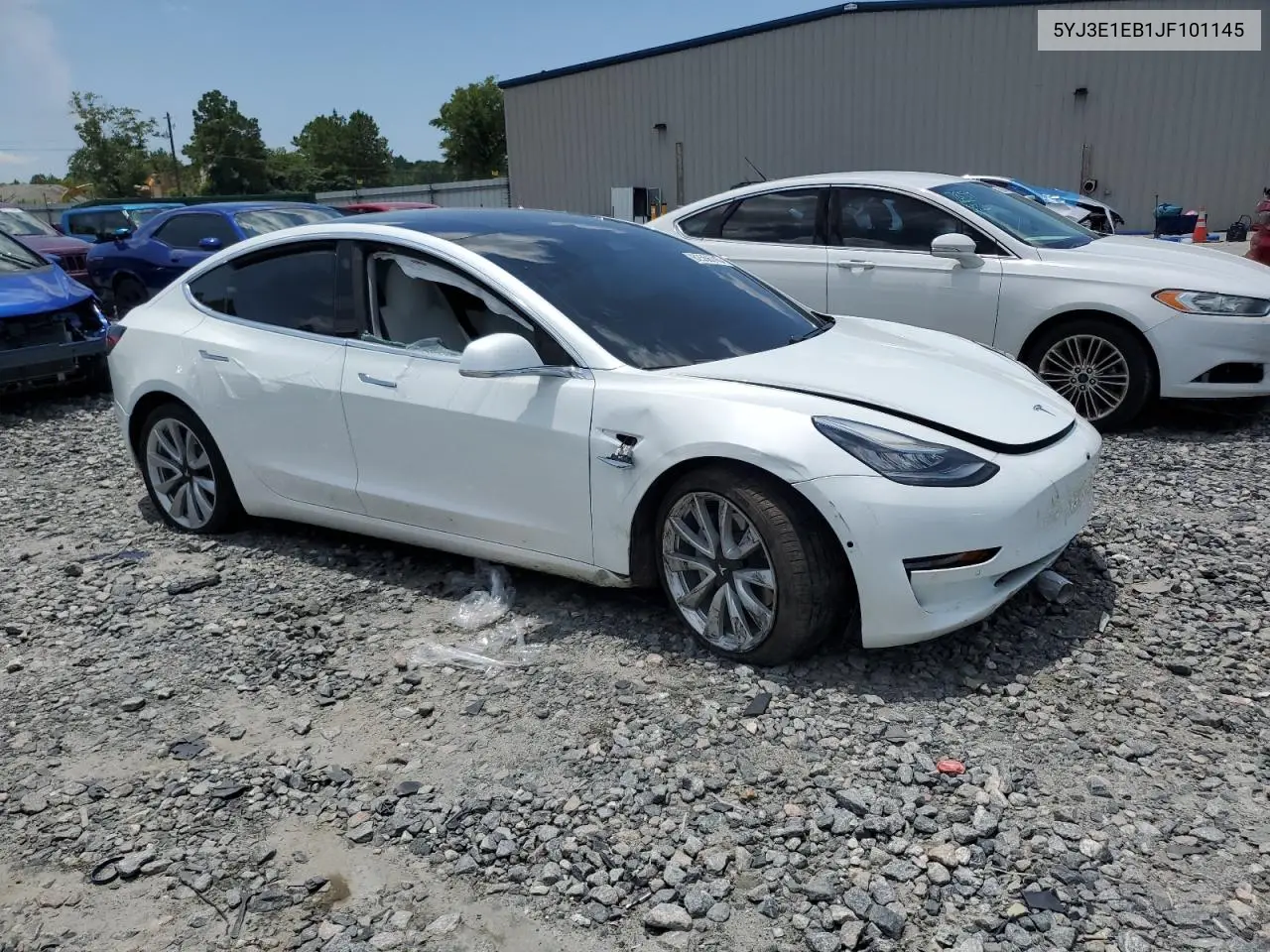 2018 Tesla Model 3 VIN: 5YJ3E1EB1JF101145 Lot: 62556745