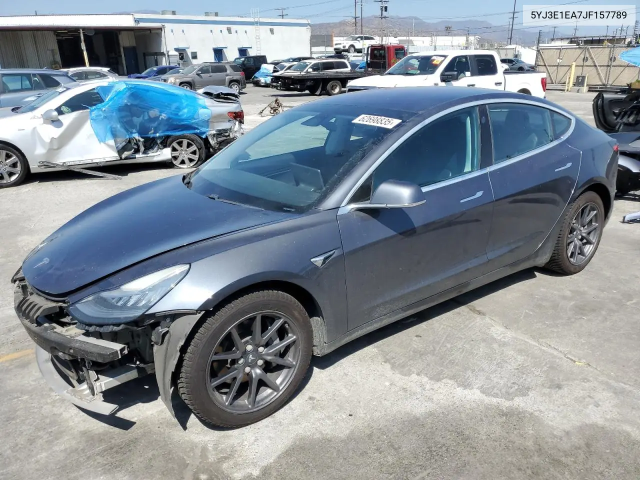 2018 Tesla Model 3 VIN: 5YJ3E1EA7JF157789 Lot: 62698835