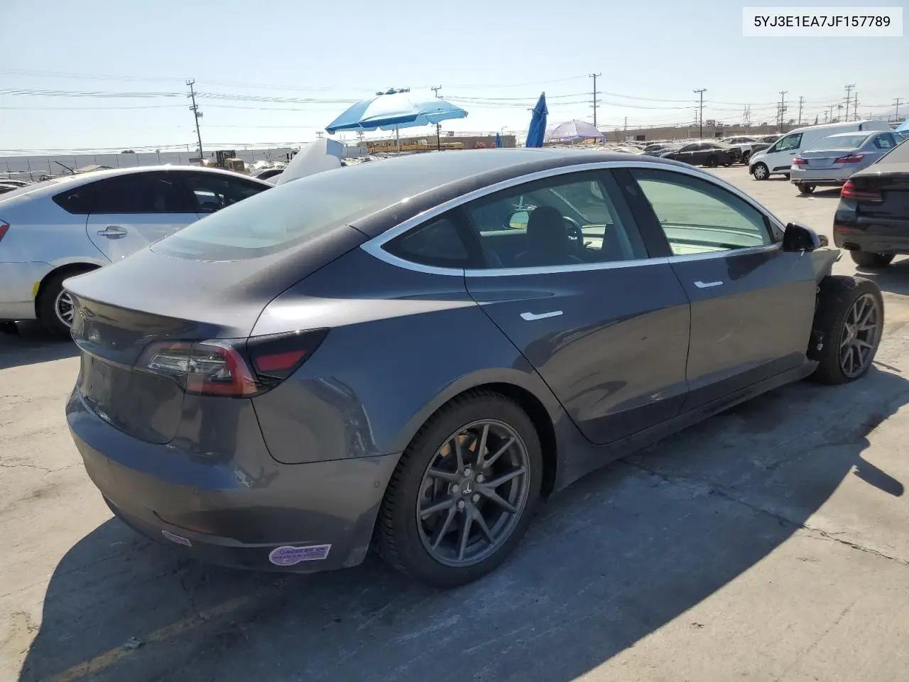 2018 Tesla Model 3 VIN: 5YJ3E1EA7JF157789 Lot: 62698835