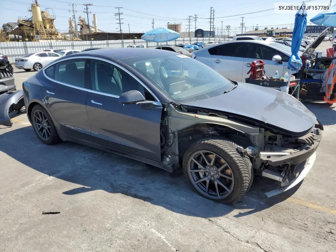 2018 Tesla Model 3 VIN: 5YJ3E1EA7JF157789 Lot: 62698835