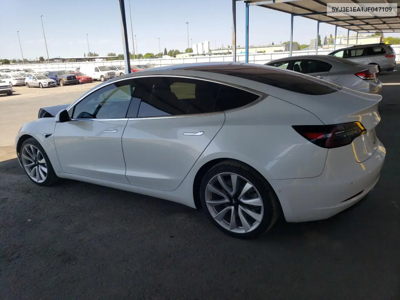 2018 Tesla Model 3 VIN: 5YJ3E1EA1JF047109 Lot: 62790505