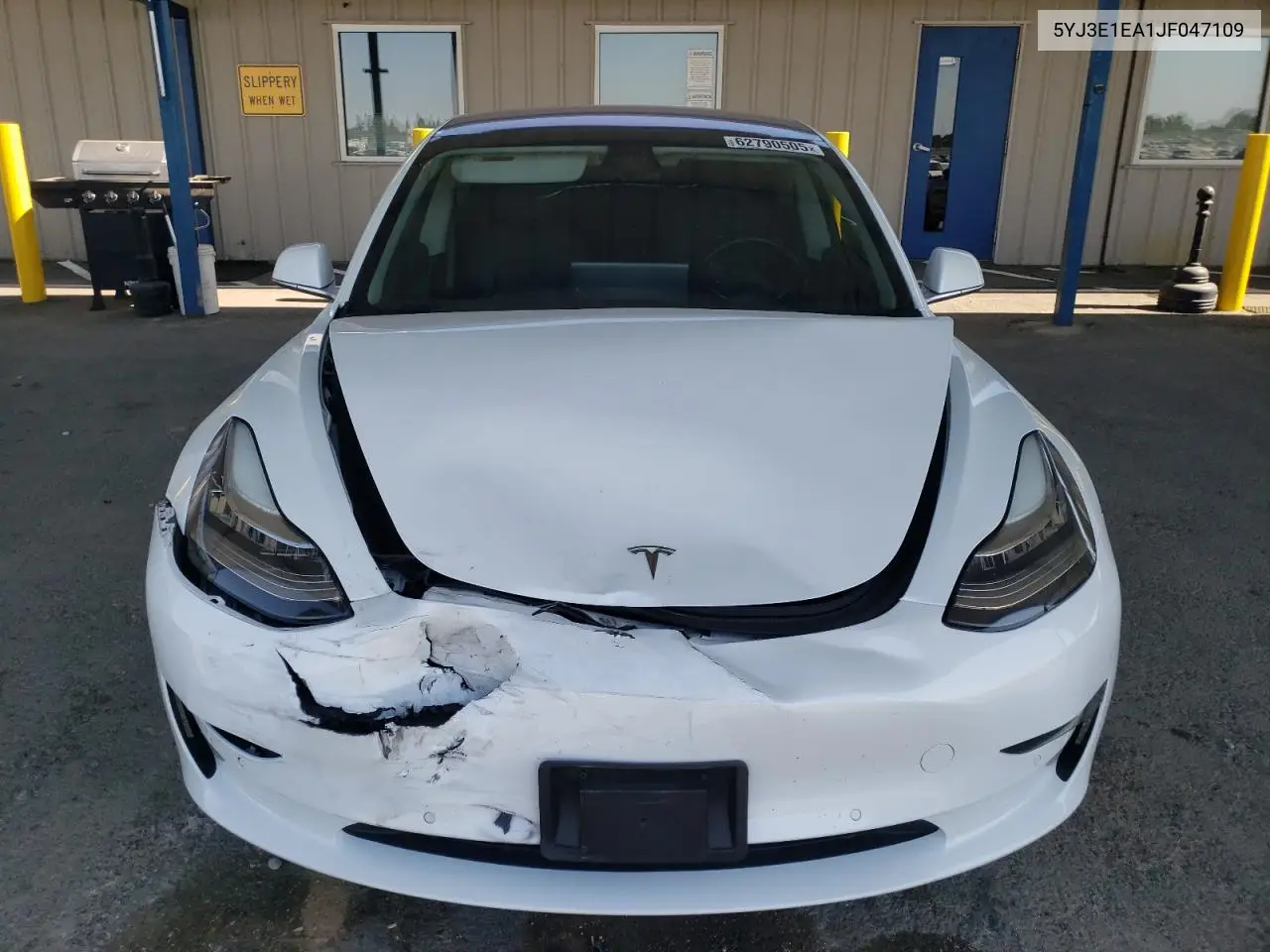 2018 Tesla Model 3 VIN: 5YJ3E1EA1JF047109 Lot: 62790505