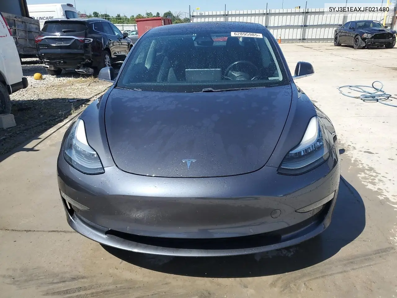 2018 Tesla Model 3 VIN: 5YJ3E1EAXJF021480 Lot: 62895985