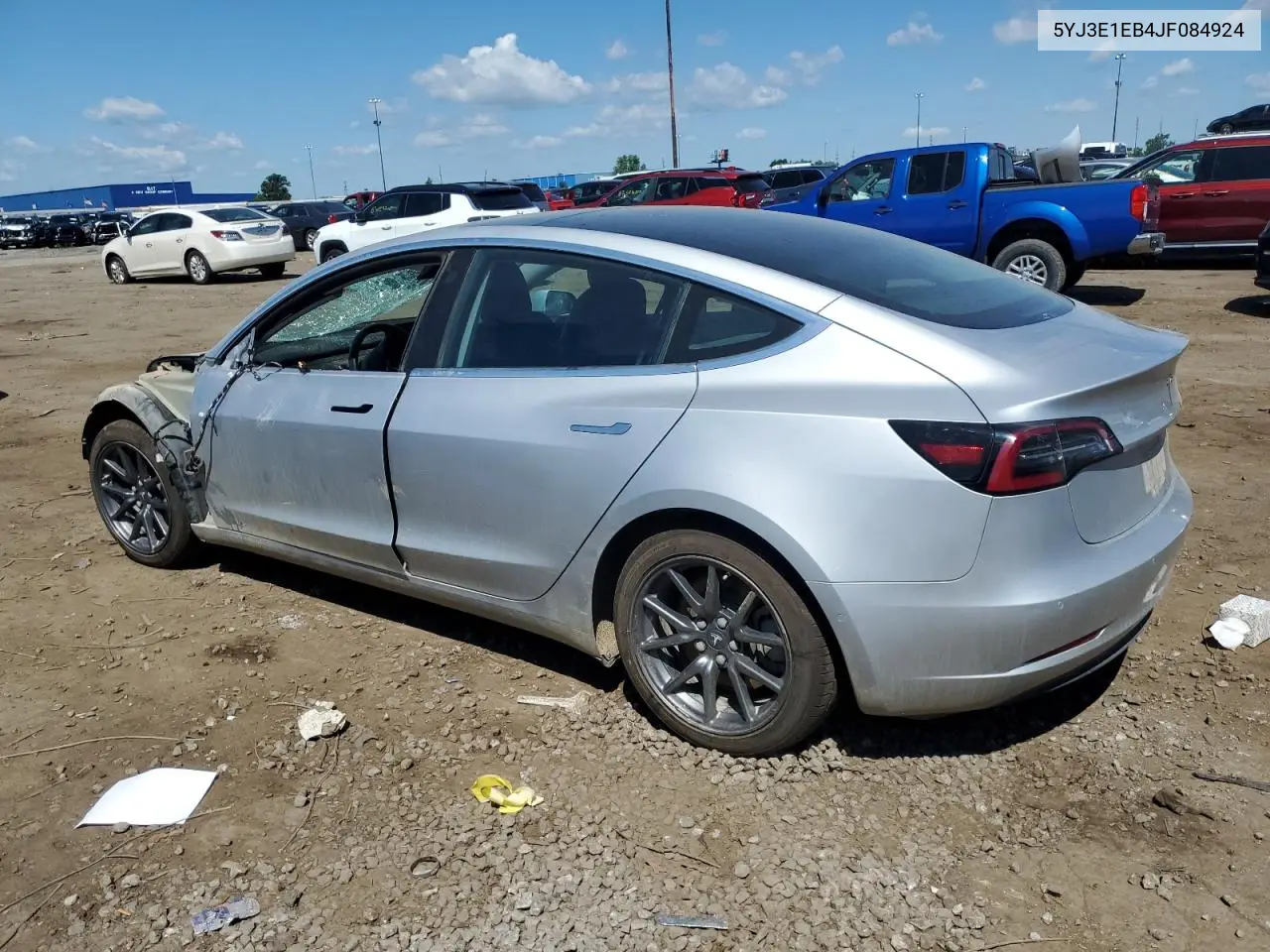 2018 Tesla Model 3 VIN: 5YJ3E1EB4JF084924 Lot: 62906105