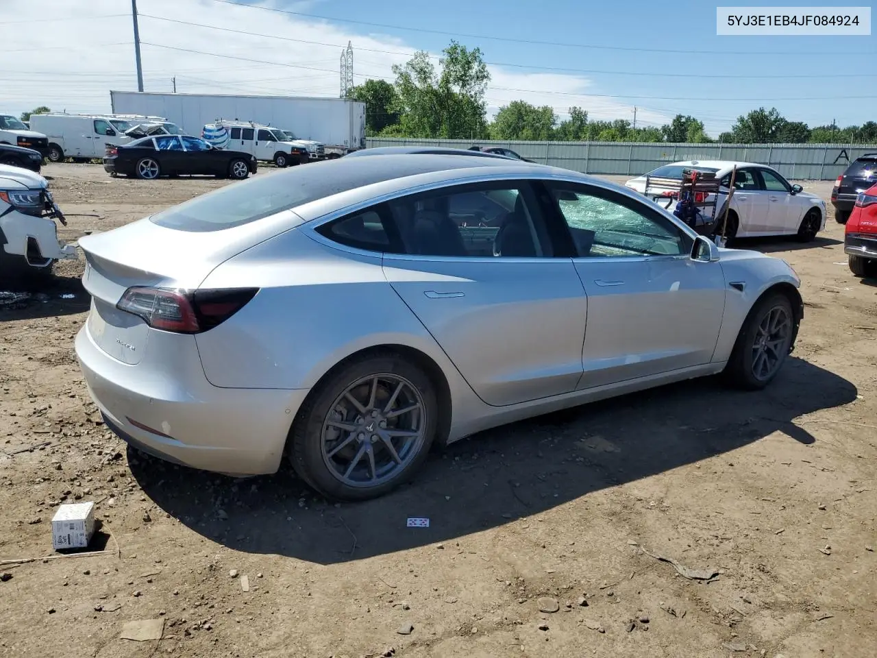 2018 Tesla Model 3 VIN: 5YJ3E1EB4JF084924 Lot: 62906105
